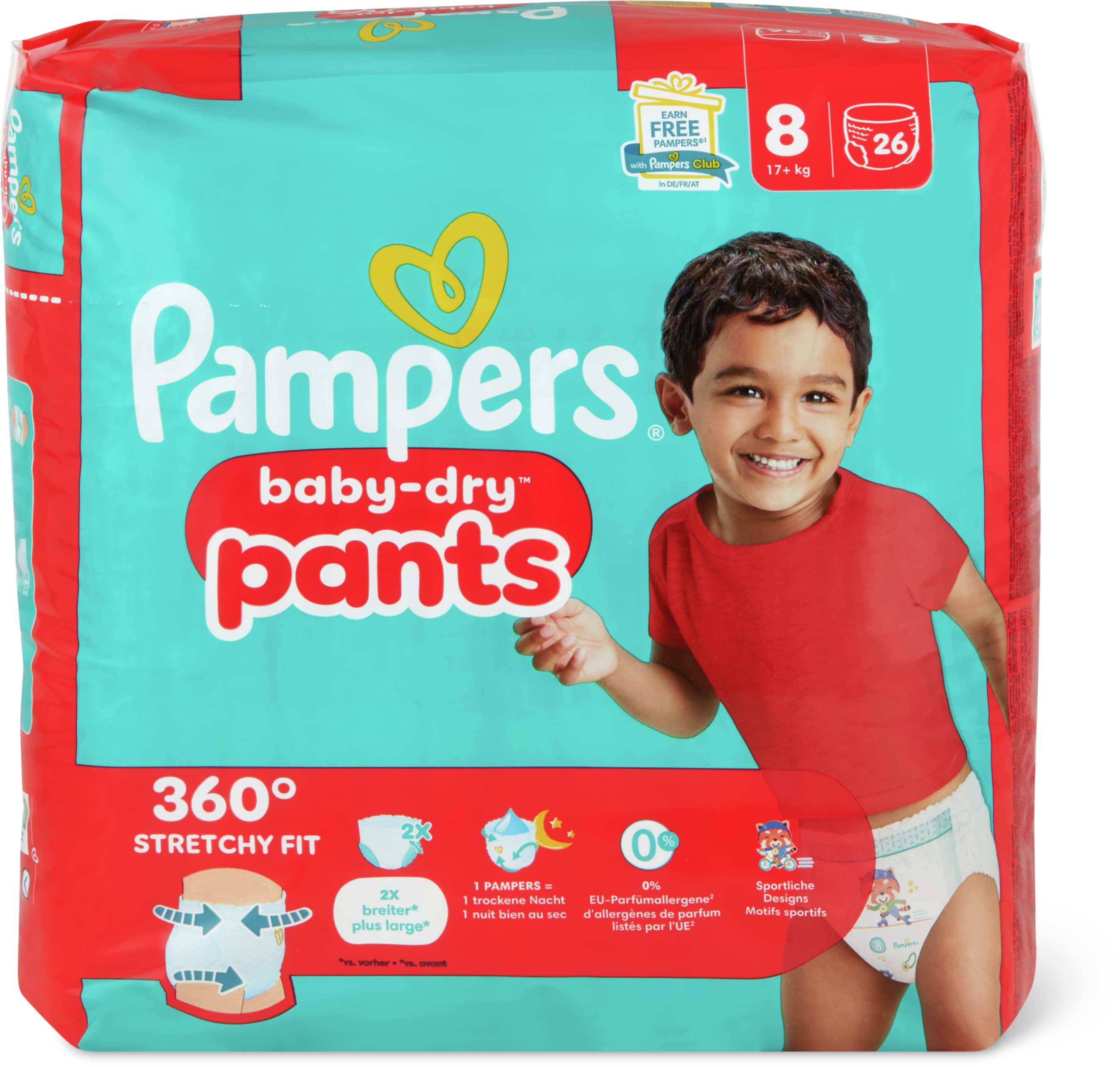 Pampers Pants Tg.8, 17+ kg